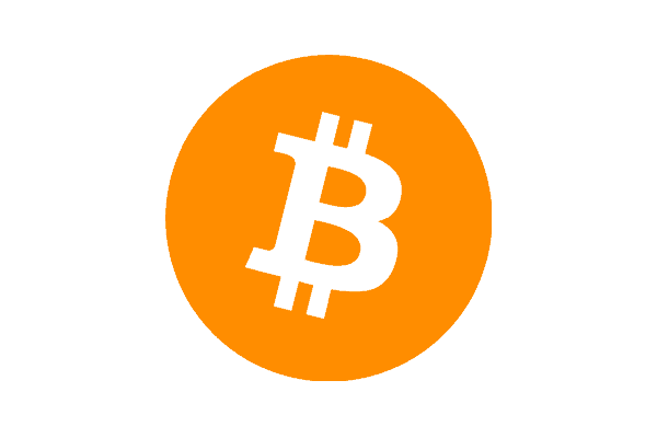 Bitcoin-logo kryptolompakon, lohkoketjusiirron, euroarvon ja kasinoiden KYC-käytännön arvioinnissa